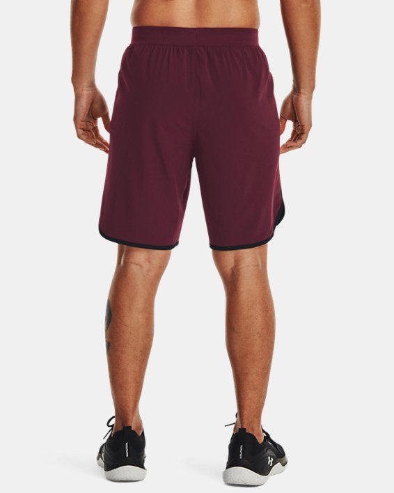 Men's UA HIIT Woven 8" Shorts, Maroon, pdpMainDesktop image number 1